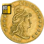 Pièce 2,5 Dollars Or 1796 et 1807 2,5 Dollars Or 1796 et 1807