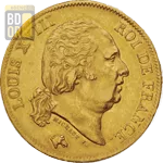 40 Francs Or Louis XVIII
