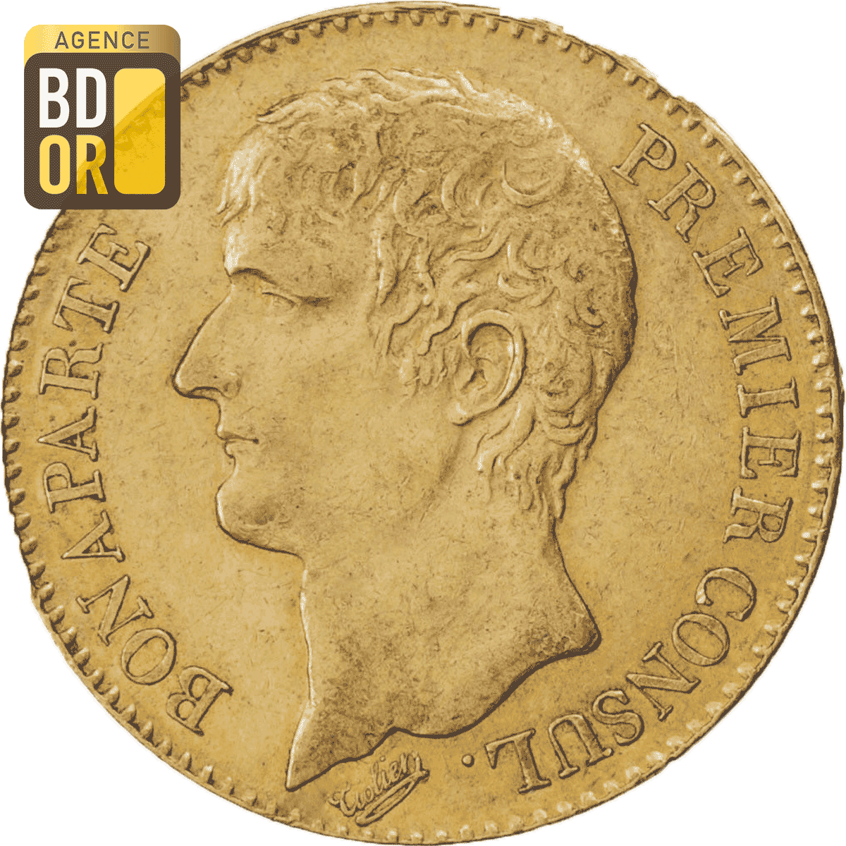 Prix D une Piece De 40 Francs Or Napoleon Pièce 40 Francs Or Bonaparte - 1er Consul - Numismatique - BDOR