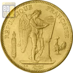 50 Francs Or Génie Revers 50 Francs Or Génie
