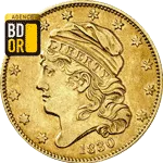 5 Dollars Or 1813 à 1834