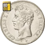Piece 5 Francs Charles X 1er Type 5 Francs Charles X 1er Type