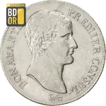 Piece 5 Francs Napoléon 1er Consul 5 Francs Napoléon 1er Consul