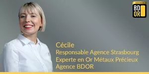 Achat Or en Ligne avec BDOR Cécile - Experte en Achat Or et Argent - Agence BDOR