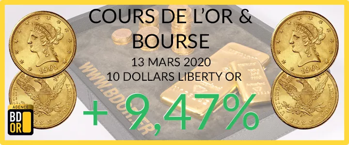 Cours Or du Vendredi 13 Mars 2020 Cours Or du 13 Mars 2020