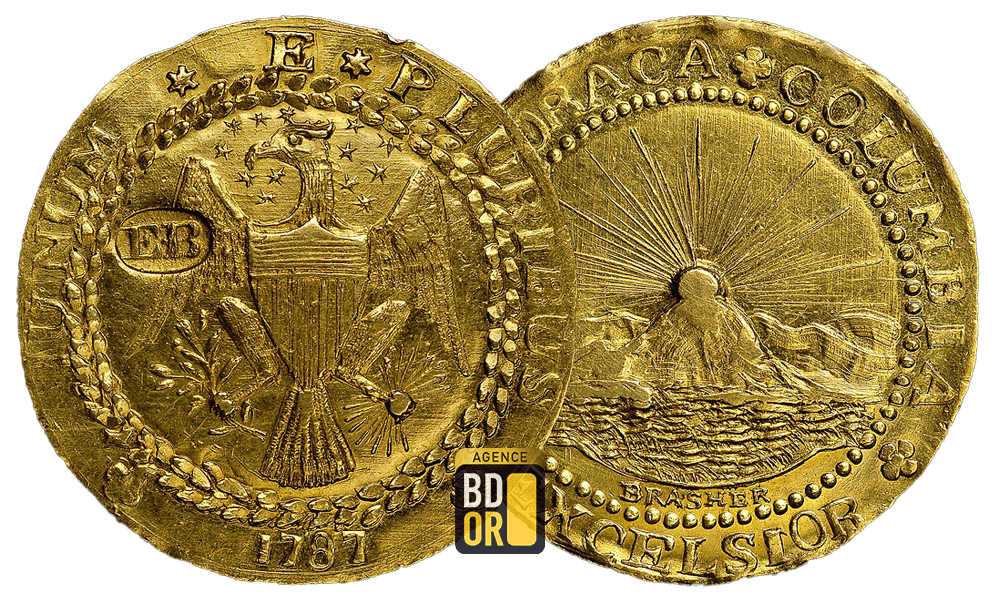 Double Brasher 1787