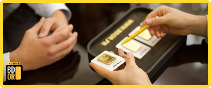 lingots d'investissement de plusieurs tailles investir dans des lingot d'or