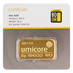 Lingot d'Or 50g Lingot d'Or 50g