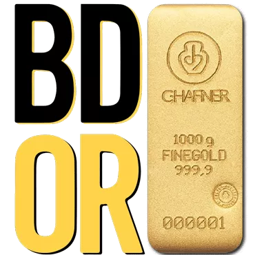 Lingot Or Hafner - BDOR