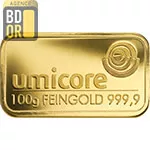 Lingot Or 100 Grammes