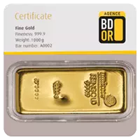 Lingot Or 1kg