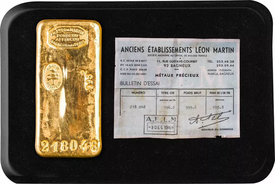 Lingot Or France Lingot Or France