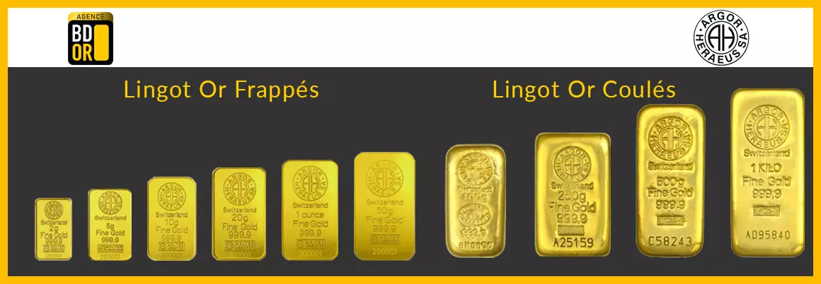 Lingots Or Argor Hereaus