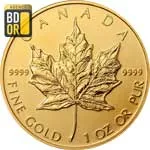 Pièce Once Or Maple Leaf Pièce Once Or Maple Leaf