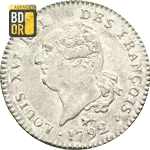 Piece de Monnaie 30 Sols Louis XVI 30 Sols Louis XVI roi des François