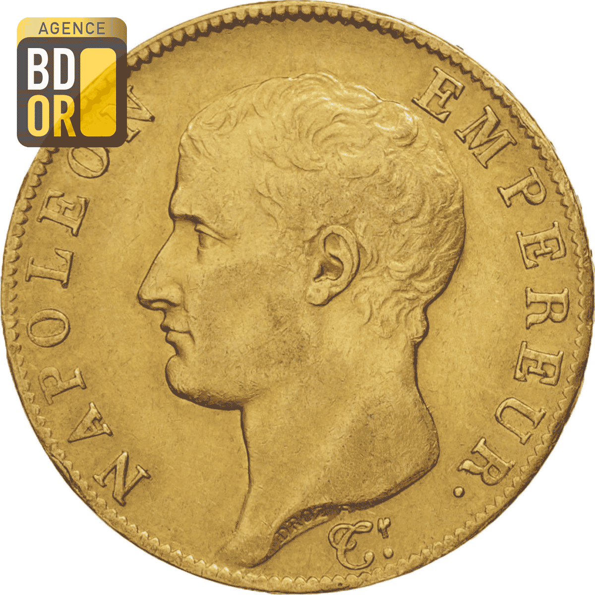 Piece Or 40 Francs