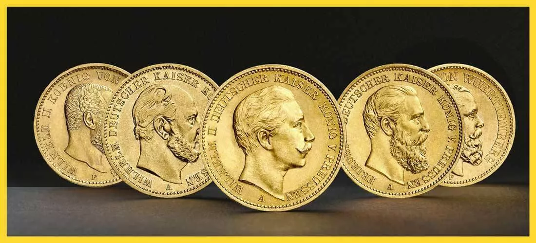 Pièces d'Or Allemagne - Mark Or Pièces d'Or allemandes