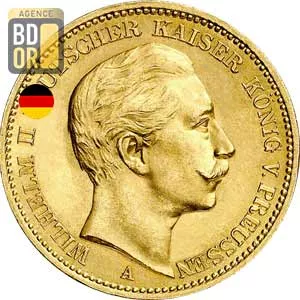 Les Pièces d'or Allemandes - Les Marks Or