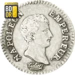 Quart de Franc Napoleon Empereur 