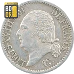 Piece 1/4 de Franc Louis XVIII 1/4 Franc Louis XVIII