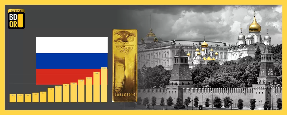 Reserve d'or russie