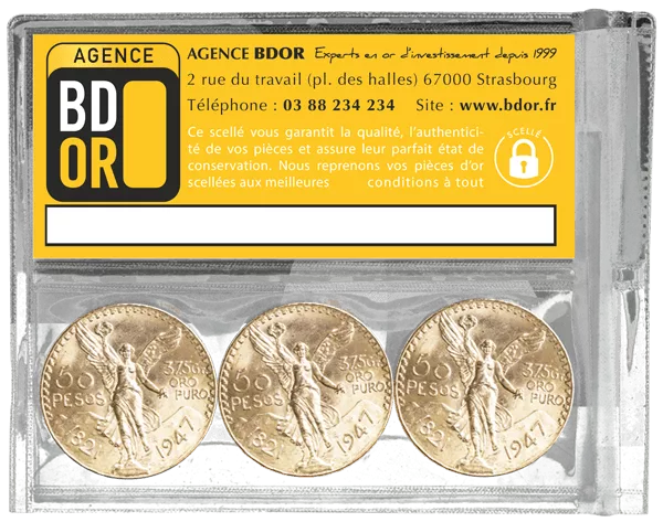 Scellé conforme Pièce en or