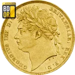 Piece Or Souverain Or George IIII Souverain Or George IIII