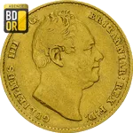 Pièce Souverain William IV (Guillaume IV) Avers Souverain Or William IV (guillaume IV)