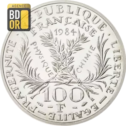 100 Francs Argent Marie Curie