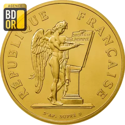 100 Francs Or Droits de l'Homme