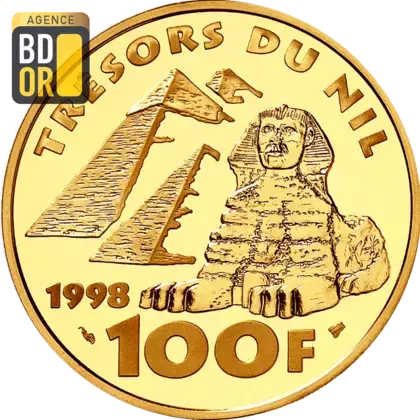 100 Francs Or Trésors du Nil
