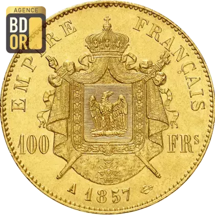 100 Frs Napoléon III Tête nue