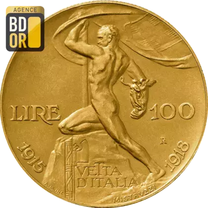 100 Lires Or 1925