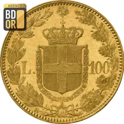 100 Lires Or Humbert Ier