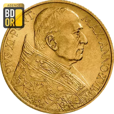 100 Lires Or Vatican Pie XI