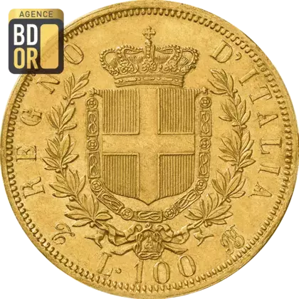 100 Lires Or Victor Emmanuel II