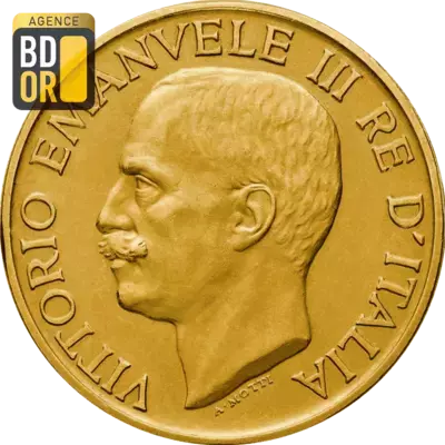 100 Lires Or Victor Emmanuel III 1923