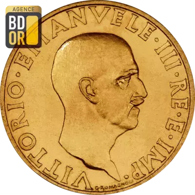 100 Lires Or Victor Emmanuel III 1936