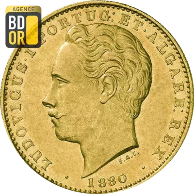 10 000 Reis Or Luiz I 1878 Ã  1889
