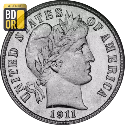 10 Cents Argent 1892 Ã  1916