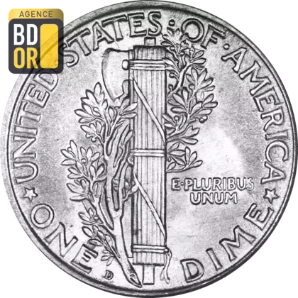 10 Cents Argent 1916 à 1945