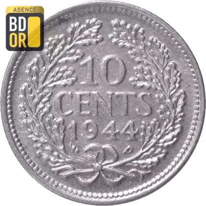 10 Cents Argent 1926-1945 Wilhelmina