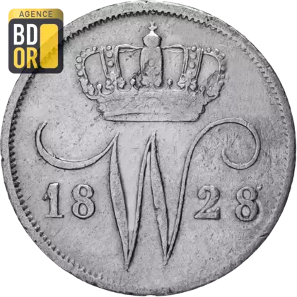 10 Cents Argent Wilhelm I 1818-1828