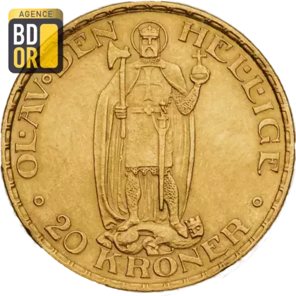10 et 20 Kroner Or Haakon VII 1910