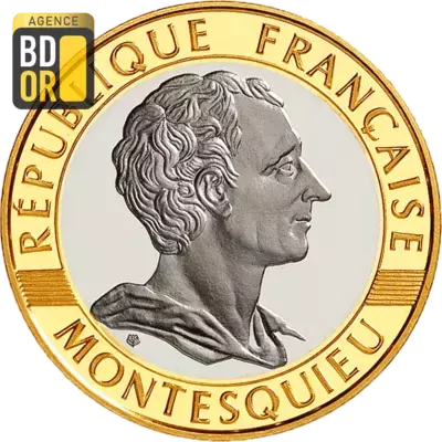 10 Francs Or Montesquieu