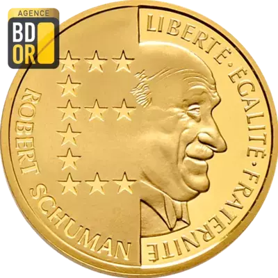 10 Francs Or Robert Schuman