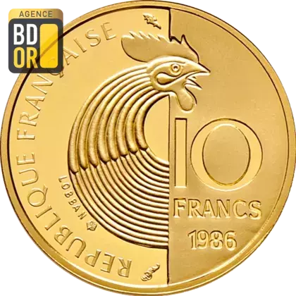10 Francs Or Robert Schuman