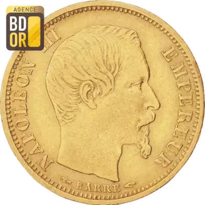 10 Frs NapolÃ©on III, petit module