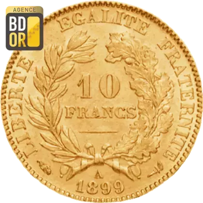 10 Frs Or Cérès 