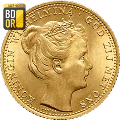 10 Gulden Wilhelmina 'CouronnÃ©e'